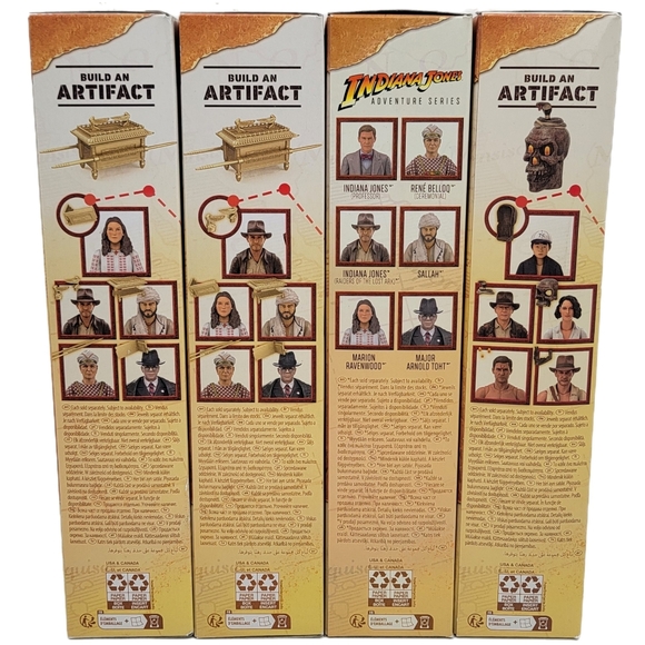 Indiana Jones Adventure Series Marion Ravenwood Professor Short Round Lot Of 4 - Picture 3 of 8